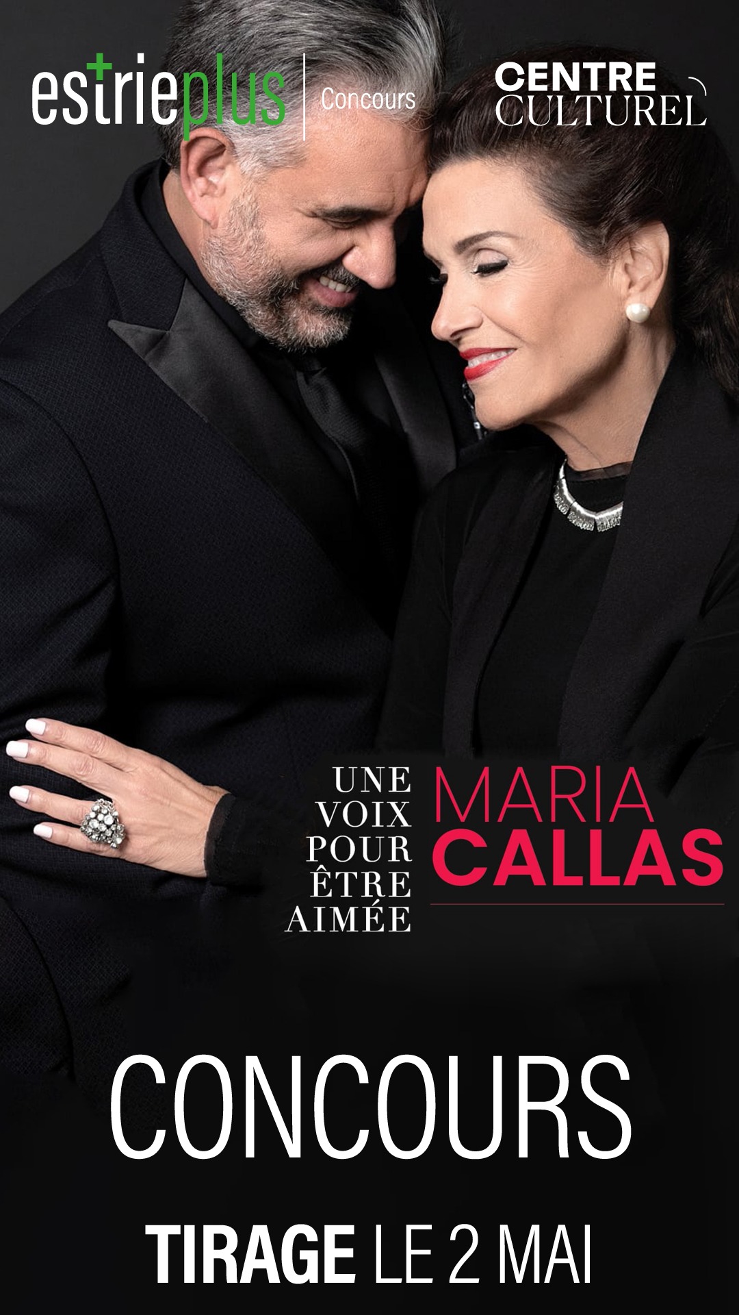 Une voix pour être aimée : Maria Callas Salle Maurice-O'Bready 8 MAI 2024 À 20:00 sherbrooke